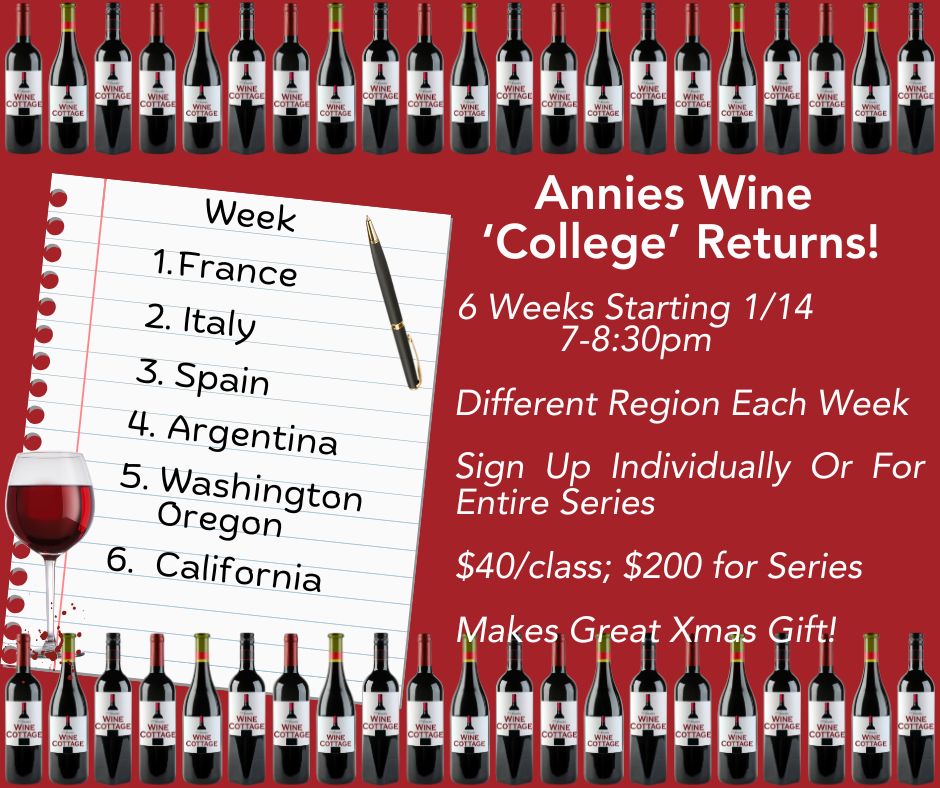 Annies Wine College-California 2/18/24