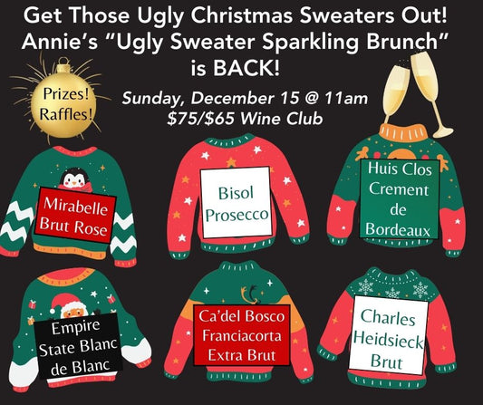 Ugly Christmas Sweater Sparkling Brunch